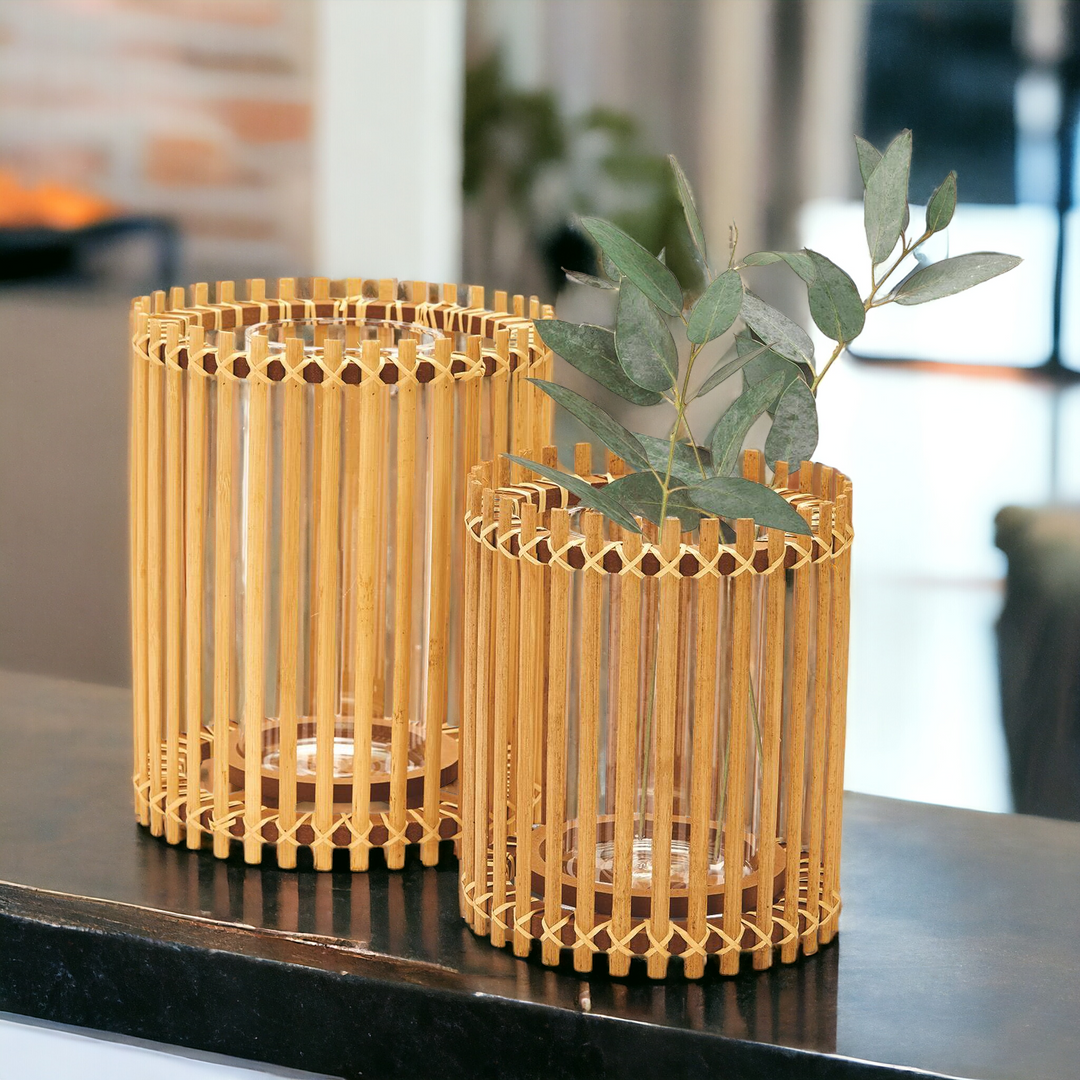 Bohemian Bamboo Vase