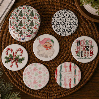 Christmas ceramic drink coaster for holiday decorating
Festive holiday coaster for Christmas coffee lovers
Christmas coffee table accessories for cozy homes
Holiday ceramic coaster for seasonal decorating
Cute Christmas coaster for winter home styling
Decorative Christmas coaster for holiday gatherings