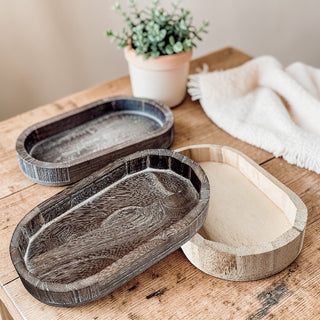 Rustic Wood Tray