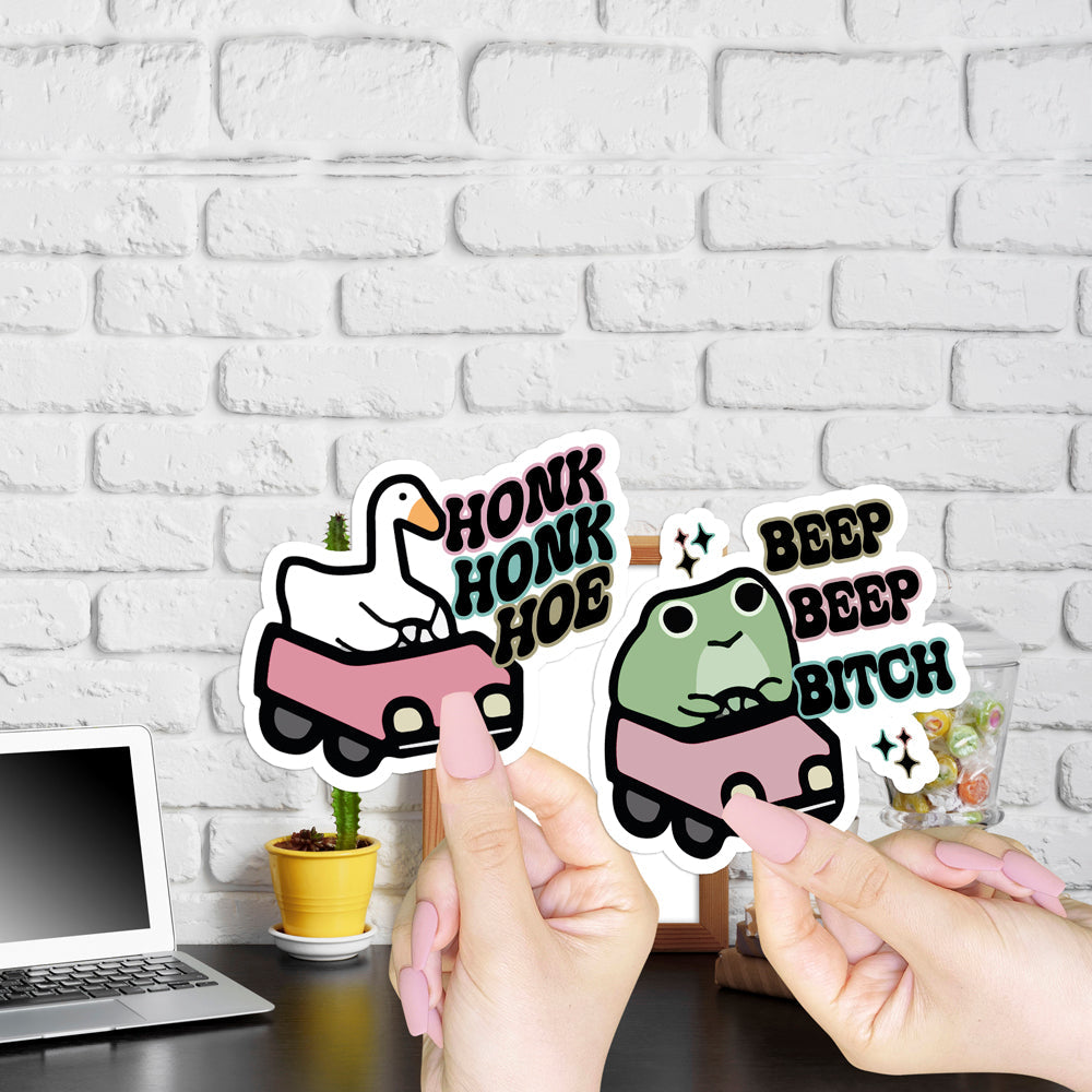 Funny Car stickers, Pastel, Unique and funny gifts for friends or sister