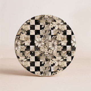 Courtly Check Coasters