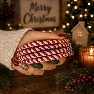 Candy Cane Coaster 4pk