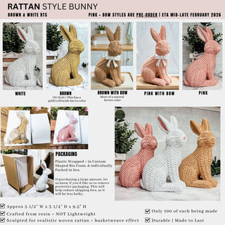 Rattan Bunny PRE-ORDER