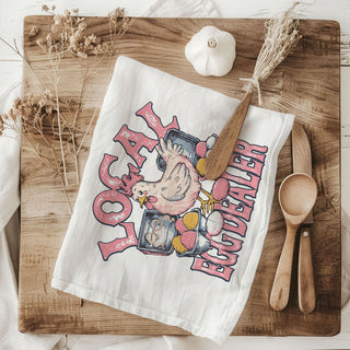 Retro farm kitchen towel chicken egg dealer humor
Farmhouse lifestyle Easter towel chicken eggs funny
Vintage country humor kitchen towel chicken egg dealer
Cottage style farm Easter towel chicken eggs design
