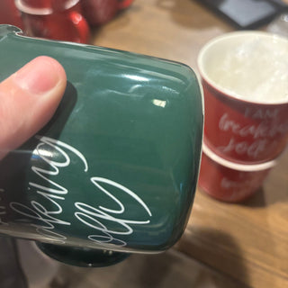 IMPERFECT Christmas Mugs