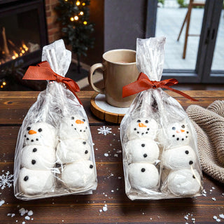 Snowman Marshmallow Kabobs