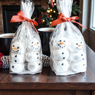 Snowman Marshmallow Kabobs