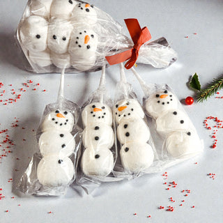 Snowman Marshmallow Kabobs