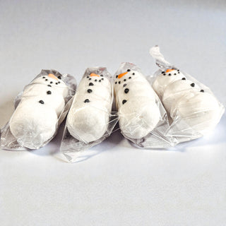 Snowman Marshmallow Kabobs