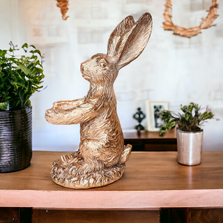 Gold Bunny Bud Vase