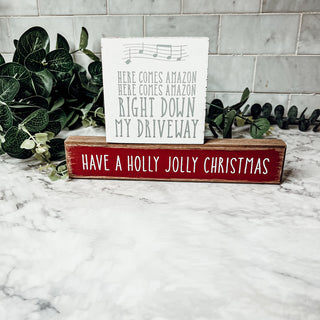 Holly Jolly Sitter Sign