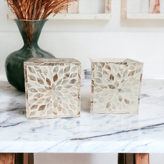 Mother of Pearl Tissue box