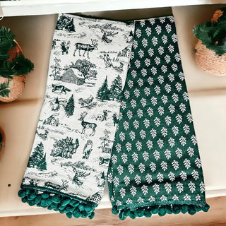 Forest Green Towels