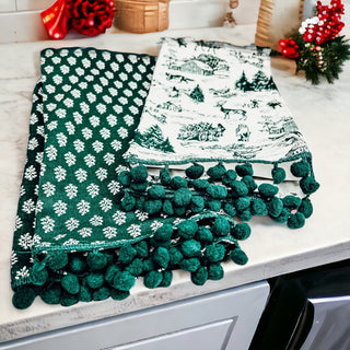 Forest Green Towels