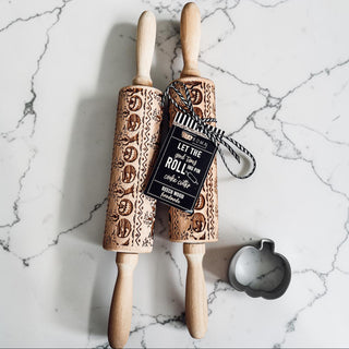 Halloween Rolling Pin Wooden Handmade
Pumpkin cookie Cutter Gift Sets, Unique Halloween Kitchen Gifts
Embossed Rolling Pins for Halloween and Fall - Pumpkin Rolling Pin
Halloween Baking Gift Set Ideas - Handmade Wooden Embossed Rolling Pins with Pumpkins and Scary Trees