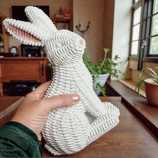 wicker bunny figurines
rattan bunnies for porch
rattan woven bunny
rattan outdoor rabbit
wicker bunny porch decor
wicker bunny outdoor decor
wicker easter bunny for porch
wicker easter bunny for inside
wicker easter bunny for table or shelf
wicker easter bunny large
wicker rabbits for porch