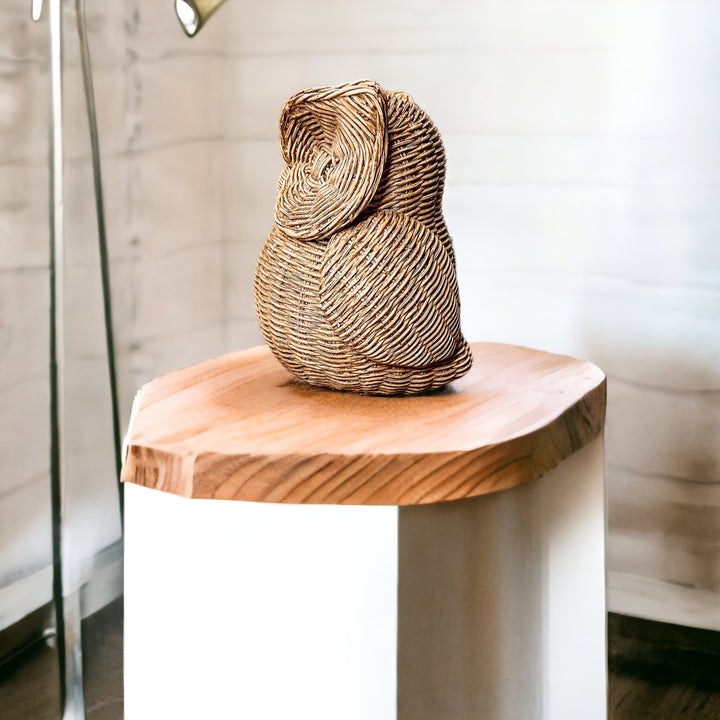 Cute owl statues handmade