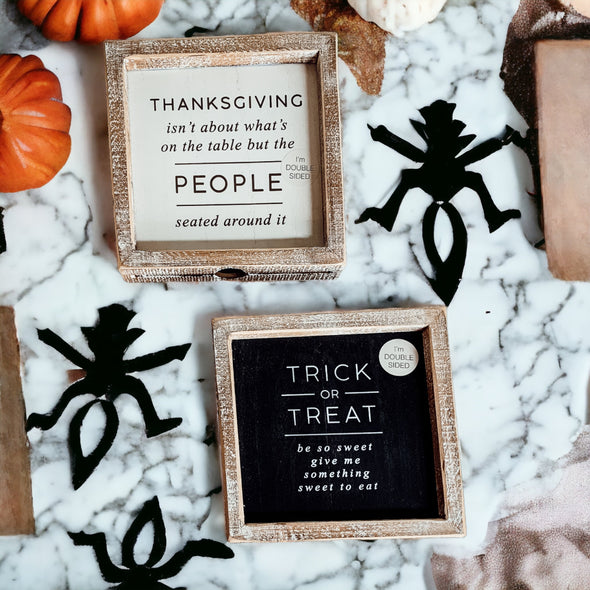 Trick + Thanksgiving | Double-Sided