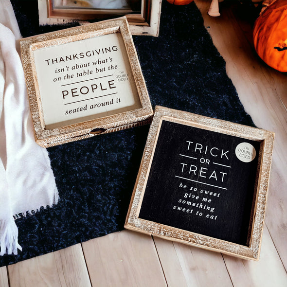 Trick + Thanksgiving | Double-Sided