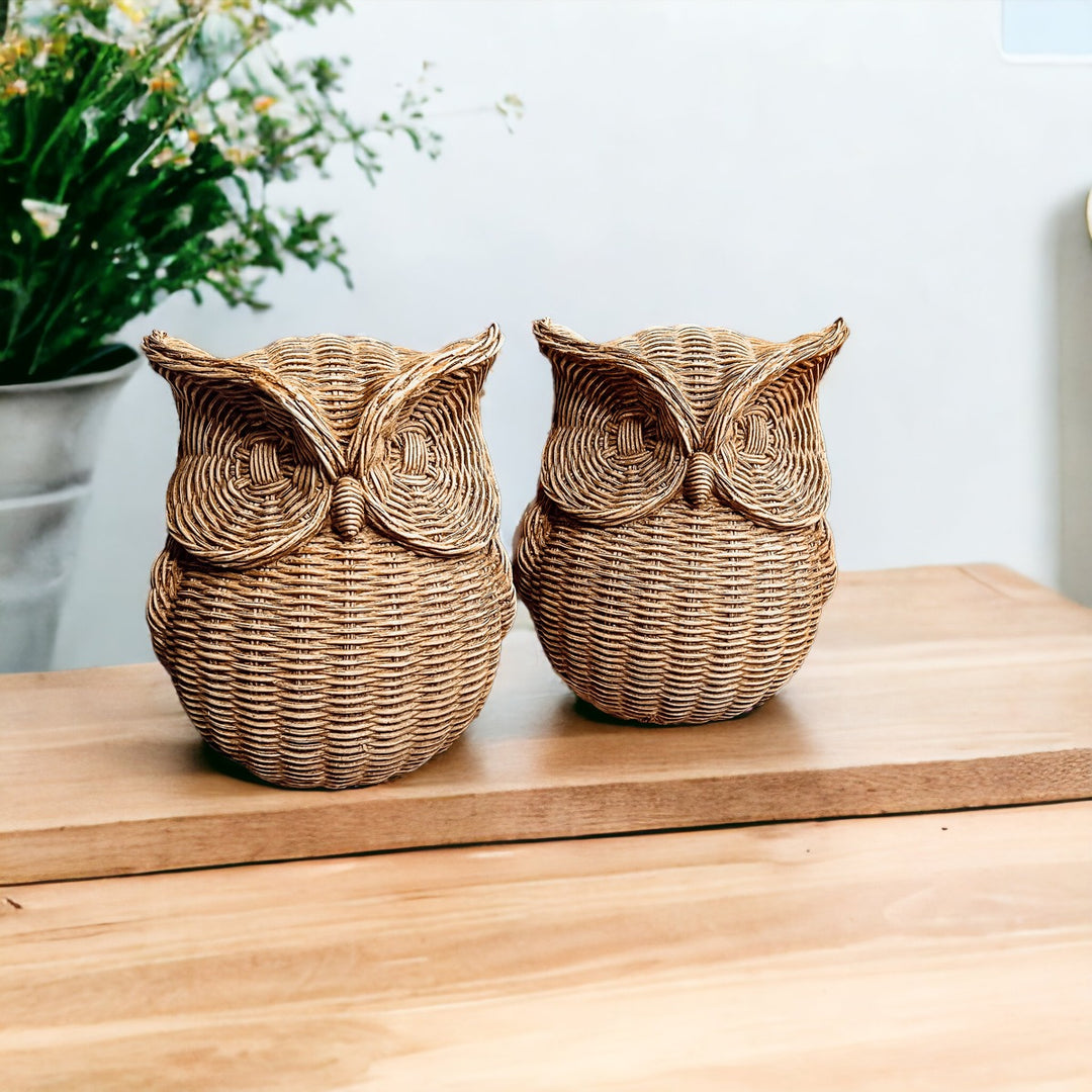 resin owl, cute owl figurines and statues, owl table decorations
