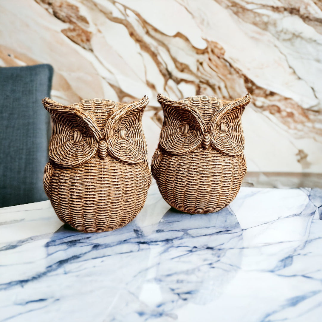 Neutral Owl Decorations for the home
