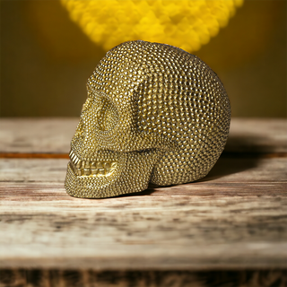 Skeleton Head Gold Color