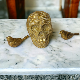 Skull head figurines for mantle expensive