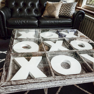 Winter farmhouse tic tac toe board decor
Year round rustic wooden XO game display
Easter decor wooden tic tac toe game farmhouse
Thanksgiving table tic tac toe game rustic wood
Summer farmhouse game board wooden XO decor