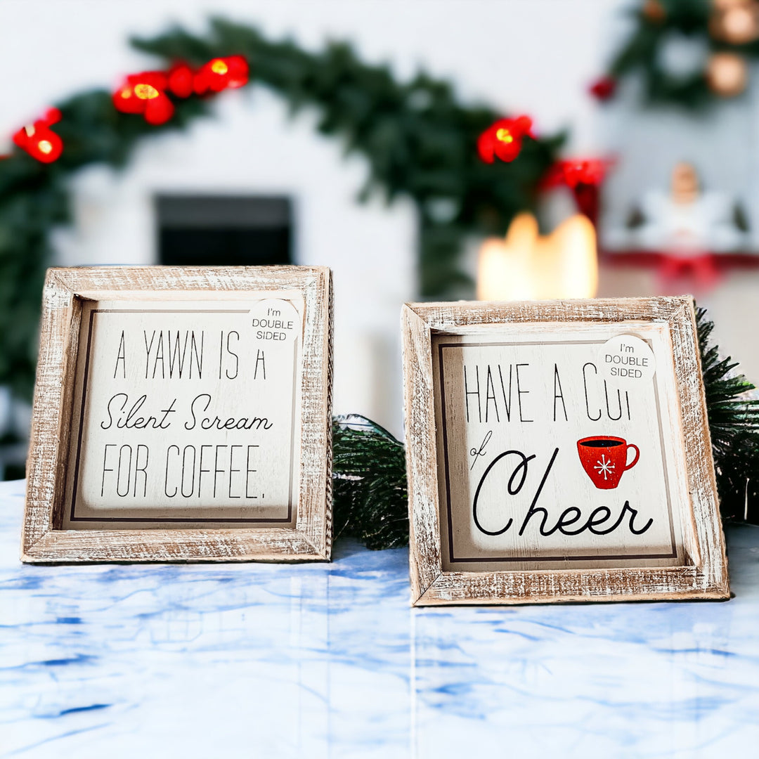 Modern Christmas Home Decoration Signs for countertop