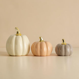 fall mantle decor pumpkins neutral aesthetic
pumpkin decor for cozy fall home setup
autumn kitchen counter pumpkin decorations
neutral halloween pumpkin decor aesthetic
minimal halloween decor pumpkins non scary style
elegant halloween decor ceramic pumpkin set