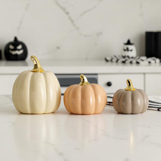 luxury fall decor ceramic pumpkins gold stem
high end pumpkin decor neutral autumn styling
designer fall decor pumpkins ceramic set
elevated pumpkin decor modern home aesthetic
premium ceramic pumpkin set for fall decor
sophisticated fall decor pumpkins neutral tones
luxury neutral pumpkin decor autumn home