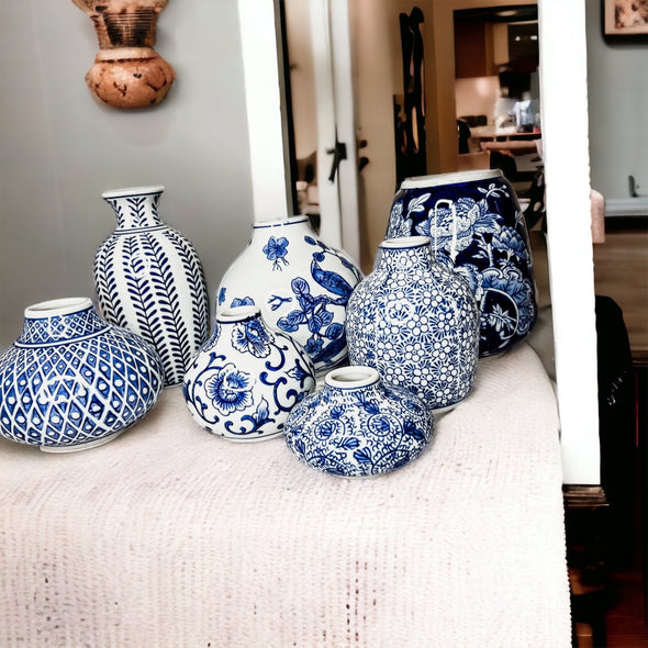 Samira Blue Vases