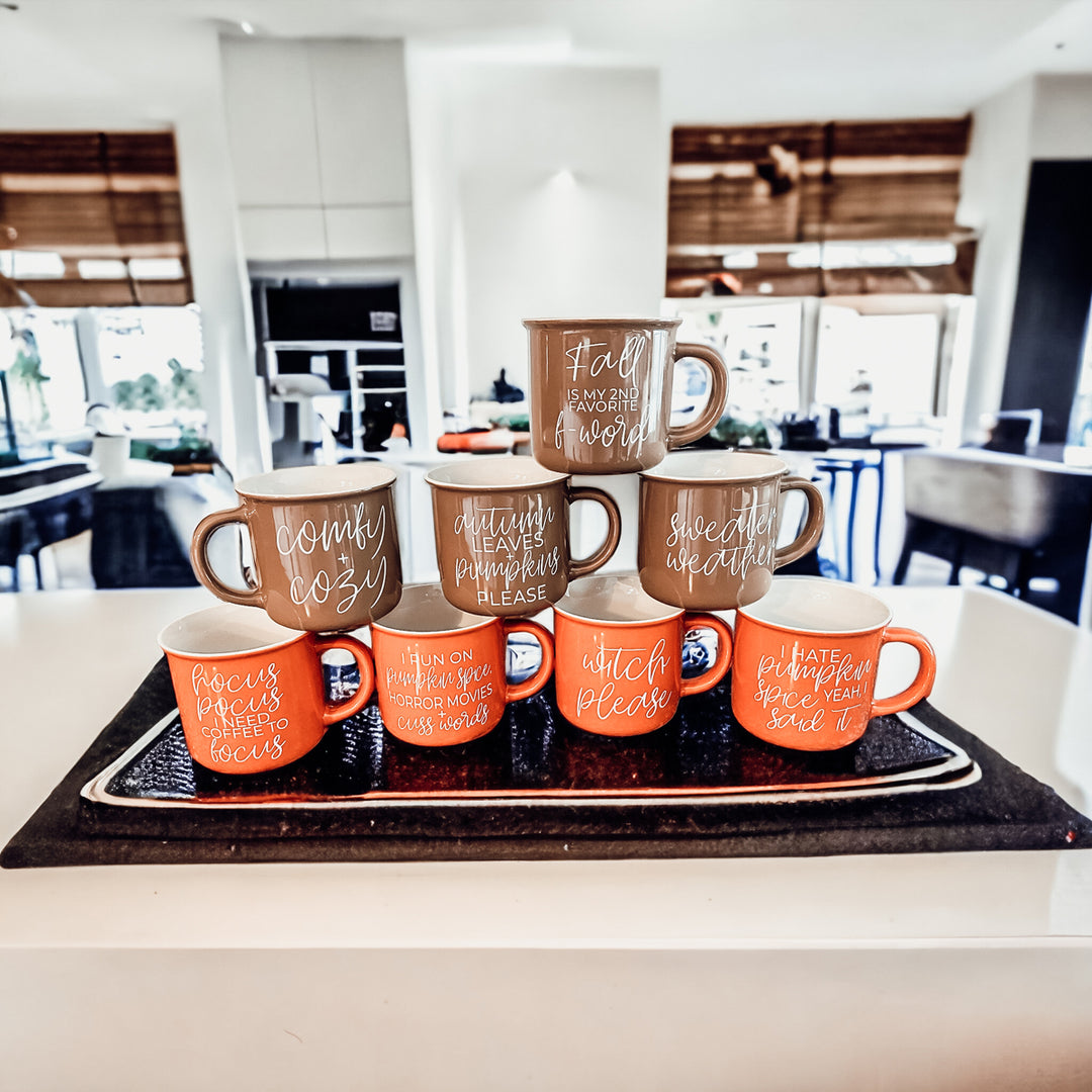 Fall Drinkware - Modern Coffee Mugs with Sayings - Bulk Available – Gia Roma