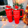 Naughty Christmas Mugs, Naughty Christmas Quote Mug Gift Ideas 2023