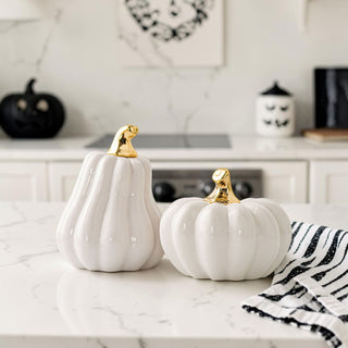 neutral home decor gift white pumpkin set
gift for minimalist home lovers white pumpkins
autumn gift idea white pumpkin decor set
seasonal decor gift white ceramic pumpkins
modern home gift white pumpkin gold detail
elegant fall decor gift neutral pumpkin styling
unique fall gift white pumpkin minimalist decor