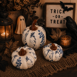chinoiserie pumpkins home decor fall purchase
fall decor gift blue and white pumpkins set
housewarming gift autumn decor pumpkin set
chinoiserie decor gift blue white pumpkins
neutral fall decor gift pumpkin set