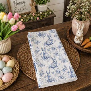 Spring kitchen towel blue toile rabbit butterfly pattern
Farmhouse style Easter bunny tea towel blue white
Decorative cotton kitchen towel with bunny toile print
Elegant Easter kitchen towel flour sack cotton bunny
Blue white rabbit floral kitchen towel French country style
Blue chinoiserie bunny kitchen towel Easter spring decor
Coastal grandmother blue bunny kitchen dish towel
French toile Easter kitchen towel with rabbits
Blue white spring decor kitchen towel bunny floral
