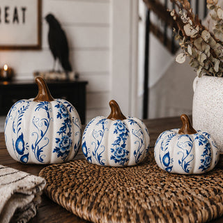 Blue & White Pumpkin | PRE-ORDER