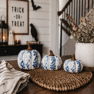 Blue & White Pumpkin | PRE-ORDER