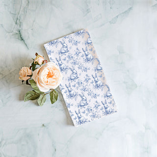 Spring cleaning kitchen towel decorative bunny toile
Blue rabbit kitchen towel coastal cottage style
Easter hostess gift blue white bunny tea towel