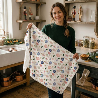 christmas kitchen towel gift idea for moms
cute christmas kitchen accessories towel
holiday dish towel for hostess gift christmas
christmas kitchen decor towel neutral aesthetic
vintage christmas ornament pattern tea towel