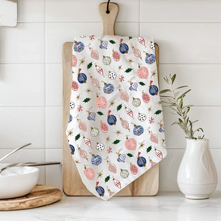 festive kitchen decor christmas ornament theme towel
christmas aesthetic kitchen towel neutral home decor
