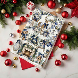 Christmas kitchen towel for blue Christmas theme
blue Christmas themed kitchen decor
navy blue holiday home decor towel
vintage Christmas woodland kitchen decor
Christmas kitchen towel for traditional holiday home
blue Christmas kitchen towel for hostess gift
Christmas towel gift for home decor lover
blue winter tea towel for Christmas kitchen
holiday decorative towel with woodland illustrations
blue Christmas kitchen towel with gifts and bows
vintage blue holiday kitchen towel with animals
