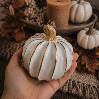 Gold White Pumpkin