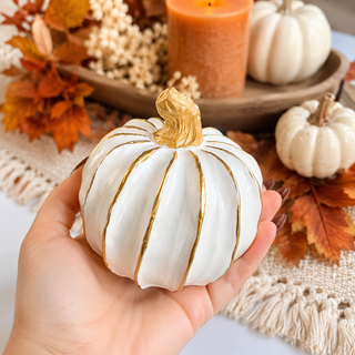 Gold White Pumpkin