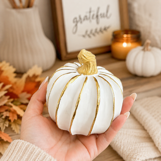 Gold White Pumpkin
