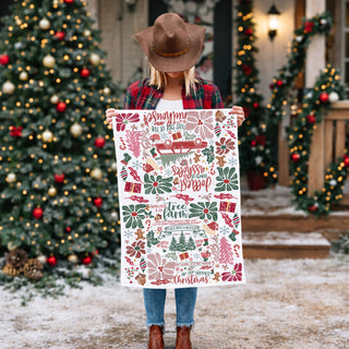 styled holiday towel rustic wood kitchen aesthetic
christmas towel styled cozy neutral kitchen decor
boho christmas towel styled with natural elements
holiday towel styled minimal rustic home decor