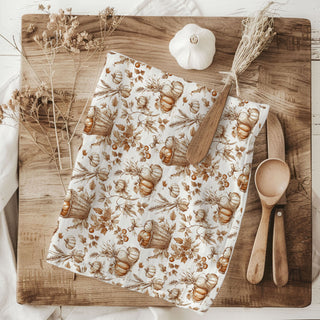 country farmhouse pumpkin kitchen towel with sketched design
pumpkin cluster fall towel on marble countertop
pumpkin market style dish towel for autumn cooking
shabby chic pumpkin kitchen towel with harvest motif