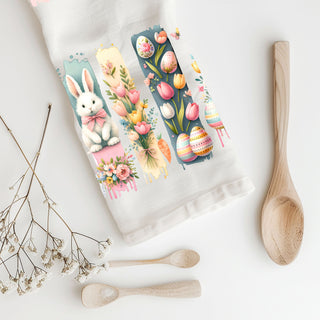 Sage green brushstroke kitchen towel Easter bunny
Blush pink watercolor towel spring bunny tulips
Butter yellow brushstroke Easter towel bunny floral
Pastel watercolor kitchen towel bunny bow tie