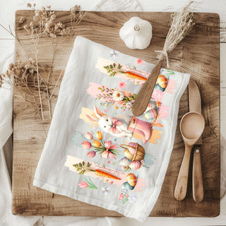 Easter egg basket kitchen towel watercolor bunny
Wildflower watercolor kitchen towel spring bunny art
Botanical illustration Easter towel watercolor bunny
Spring garden watercolor kitchen towel artistic bunny